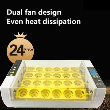 Full Automatic Incubator Brooder Farm Hatchery Machine 24 Egg Hatcher Chicken Automatic Egg Incubator Goose Bird Quail Brooder
Full Automatic Incubator Brooder Farm Hatchery Machine 24 Egg Hatcher Chicken Automatic Egg Incubator Goose Bird Quail Brooder
