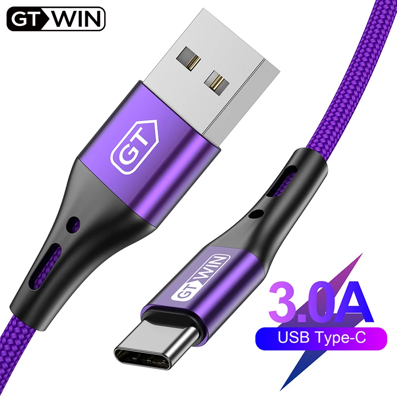 GTWIN USB Type C Cable Fast Charging Type-C Data Wire For Xiaomi Redmi Samsung Huawei Android Mobile Phone USB-C Charge Cord 3M
GTWIN USB Type C Cable Fast Charging Type-C Data Wire For Xiaomi Redmi Samsung Huawei Android Mobile Phone USB-C Charge Cord 3M