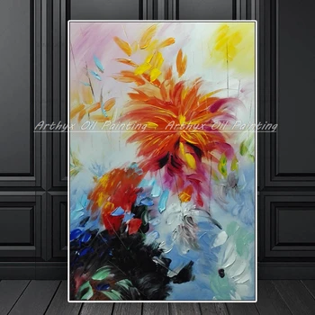 Arhyx Hand Painted Flowers Oil Painting On Canvas Palette Knife Abstract Wall Art Pictures For Living Home Decor Wall Decoration
Arhyx Hand Painted Flowers Oil Painting On Canvas Palette Knife Abstract Wall Art Pictures For Living Home Decor Wall Decoration