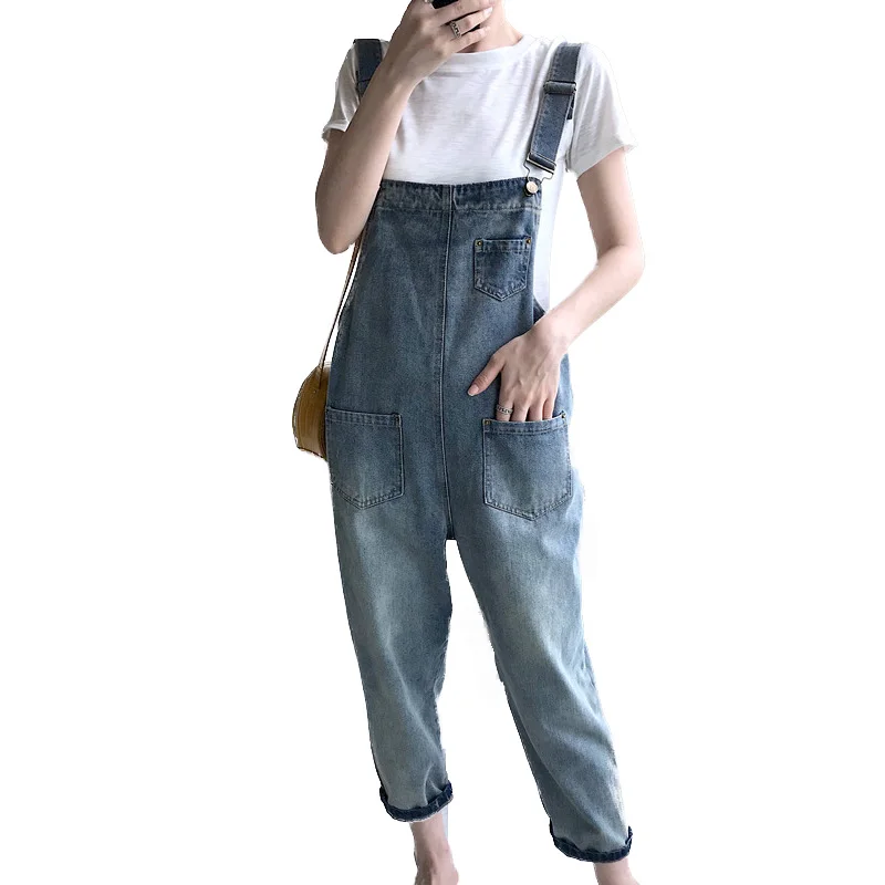Women's Denim Overalls Autumn Winter 2019 New Students Loose Wild Fashion Cotton Jeans
Women's Denim Overalls Autumn Winter 2019 New Students Loose Wild Fashion Cotton Jeans