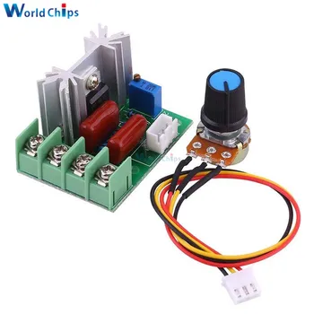 AC 50-220V 2000W Motor Speed Controller Board SCR Voltage Regulator Dimming Governor Module with Potentiometer
AC 50-220V 2000W Motor Speed Controller Board SCR Voltage Regulator Dimming Governor Module with Potentiometer
