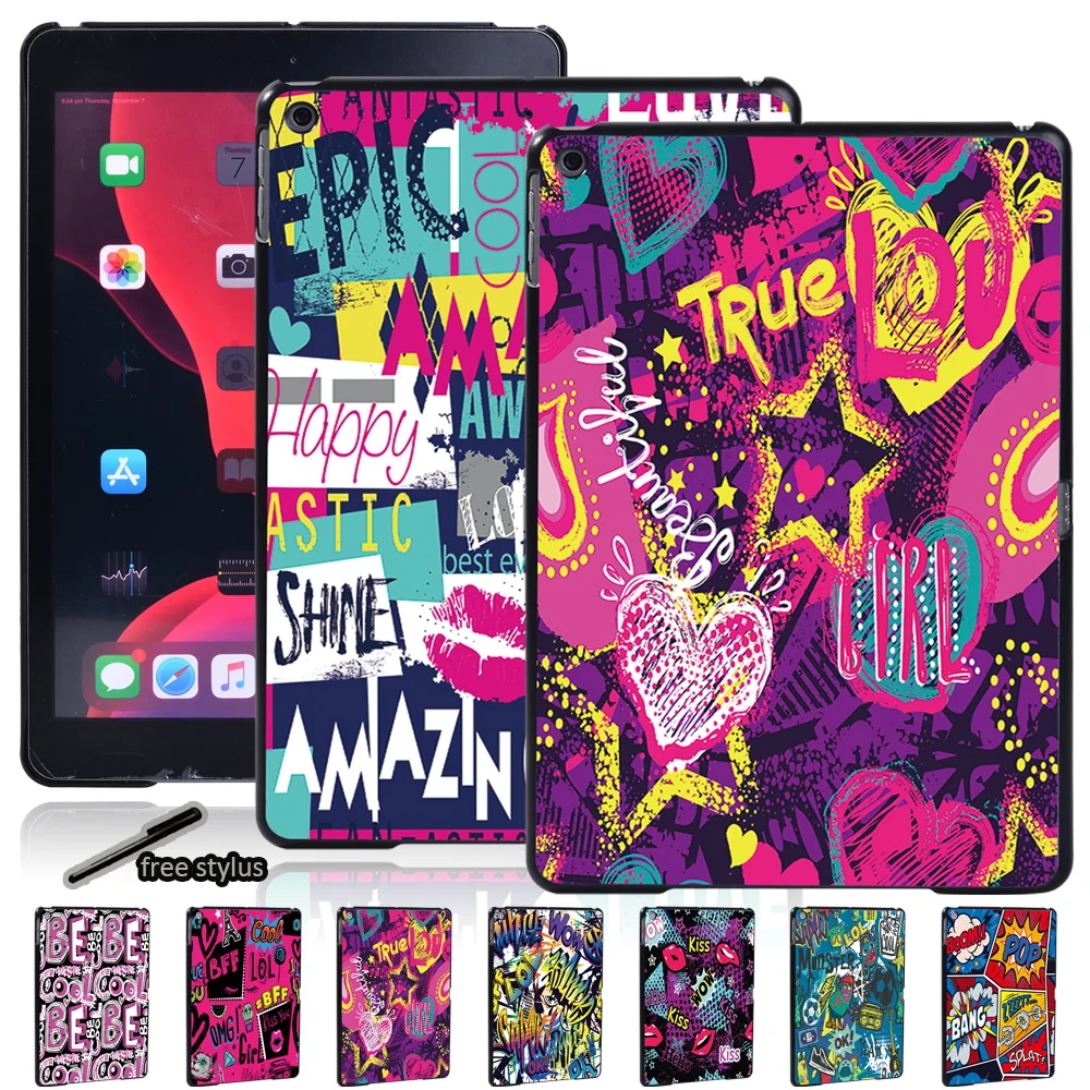 Graffiti Art Slim Tablet Case for Apple IPad (7th/8th Gen) 10.2 Inch/Mini 1/2/3/4/5/iPad 2/3/4/iPad (2017/ 2018) + Free Stylus
Graffiti Art Slim Tablet Case for Apple IPad (7th/8th Gen) 10.2 Inch/Mini 1/2/3/4/5/iPad 2/3/4/iPad (2017/ 2018) + Free Stylus