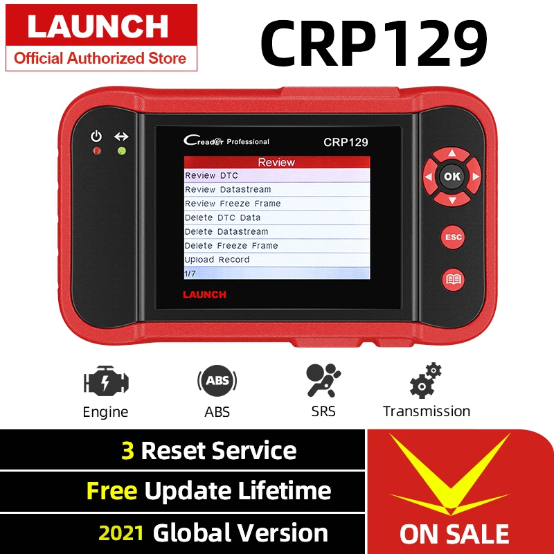 Launch X431 CRP129 OBD2 диагностика авто сканер автомобильный obd2 диагностический