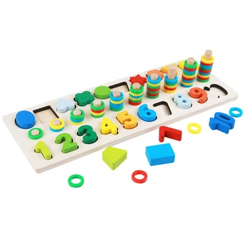 NICEXMAS 1pc Puzzle Board Game Set Alphabet Learning Colorful Wooden Preschool Toys for Kids
NICEXMAS 1pc Puzzle Board Game Set Alphabet Learning Colorful Wooden Preschool Toys for Kids