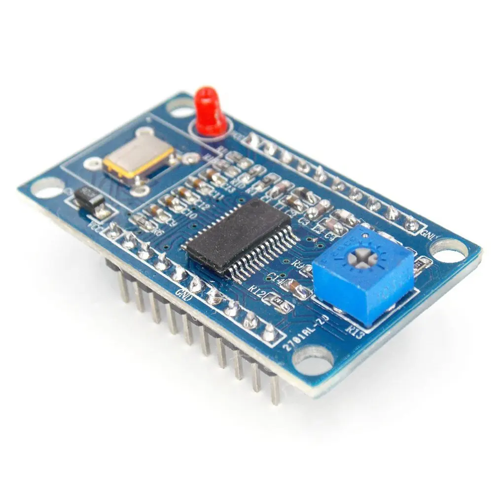 AD9850/AD9851 DDS Signal Generator Module 2 sine wave & 2 square wave output 70MHz Low-pass filter Blue
AD9850/AD9851 DDS Signal Generator Module 2 sine wave & 2 square wave output 70MHz Low-pass filter Blue