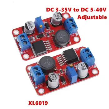 XL6019 step-up Dc to Dc 3-35V to 5-40V Adjustable Converter Power Supply Module 5A Max Step Up Power Supply Converter
XL6019 step-up Dc to Dc 3-35V to 5-40V Adjustable Converter Power Supply Module 5A Max Step Up Power Supply Converter