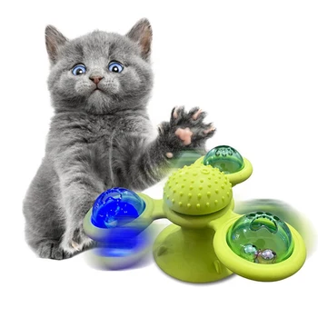 Windmill Toys For Cats Puzzle Whirling Cat Play Game Toys Cat Turntable Teasing Interactive Toys With Massage Scratching Tickles
Windmill Toys For Cats Puzzle Whirling Cat Play Game Toys Cat Turntable Teasing Interactive Toys With Massage Scratching Tickles