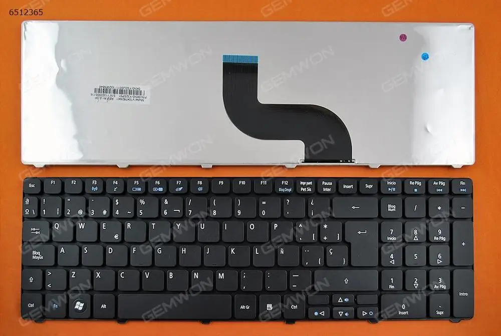 Replacement keyboard SP Language for ACER AS5741G BLACK(Compatible with 5810T,OEM)
Replacement keyboard SP Language for ACER AS5741G BLACK(Compatible with 5810T,OEM)
