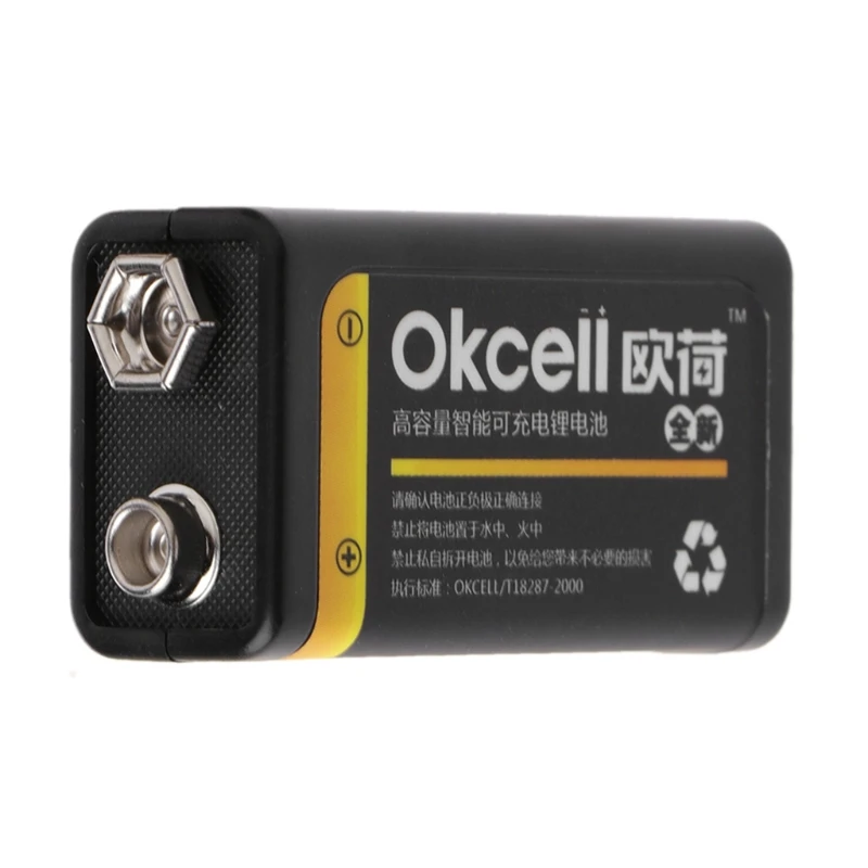 1Pc 9V 800mAh Micro USB Rechargeable Lipo Battery for Multimeter Microphone Remote
1Pc 9V 800mAh Micro USB Rechargeable Lipo Battery for Multimeter Microphone Remote