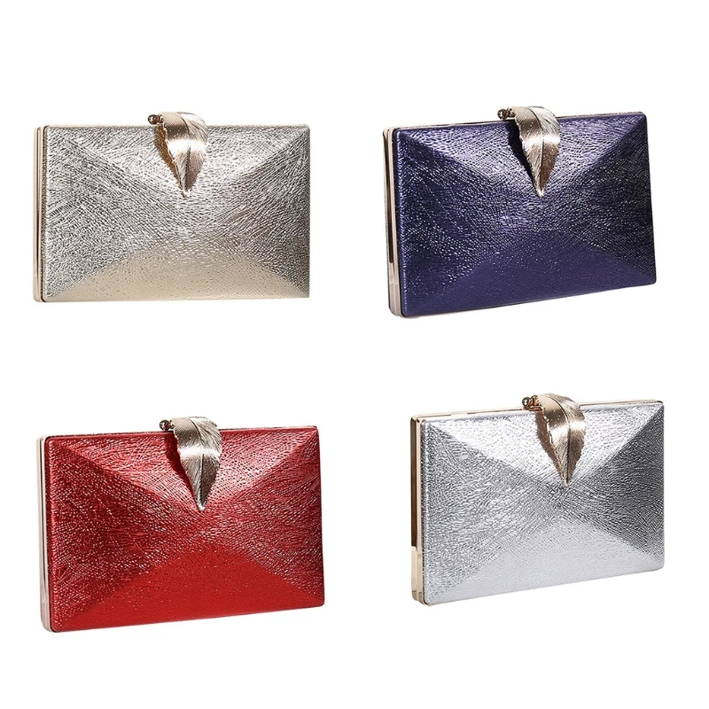 Women Faux Leather Shiny Evening Bag Metal Leaf Lock Clutch Banquet Party Glitter Handbag Wedding Purse Phone Case with Chain
Women Faux Leather Shiny Evening Bag Metal Leaf Lock Clutch Banquet Party Glitter Handbag Wedding Purse Phone Case with Chain