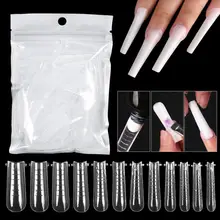 60Pcs Artificial Nail Tips Graduated Extend Nails Clear Coffin Shape Quick Building Nail Mold Tips for Manicure
60Pcs Artificial Nail Tips Graduated Extend Nails Clear Coffin Shape Quick Building Nail Mold Tips for Manicure