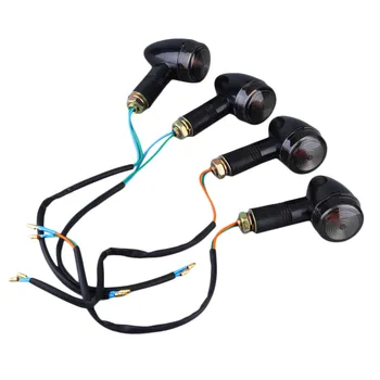 ICOCO 4X Universal Motorcycle Black Mini Turn Signals Blinker Smoke Lens Pack Light Amber Color Motorbike Flashes Racer
ICOCO 4X Universal Motorcycle Black Mini Turn Signals Blinker Smoke Lens Pack Light Amber Color Motorbike Flashes Racer