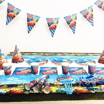 82pc cars Lightning McQueen Party Supplies Set Plate/Cup/Straw/Tablecloth/Cutlery Birthday Party tableware Decoration
82pc cars Lightning McQueen Party Supplies Set Plate/Cup/Straw/Tablecloth/Cutlery Birthday Party tableware Decoration