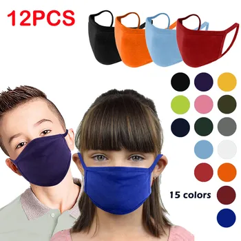 Baby Kids Solid Color Breathable Washable Reusable Double Layer Mask 12PCS Protective Face Mask Windproof Anti-ultraviolet Masks
Baby Kids Solid Color Breathable Washable Reusable Double Layer Mask 12PCS Protective Face Mask Windproof Anti-ultraviolet Masks