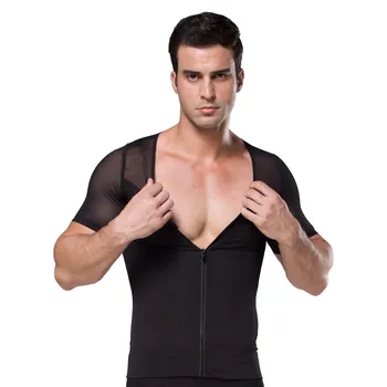 Mens Body Shaper Compression Shirts Abdomen Shapewear Tummy Slimming Sheath Gynecomastia Reducing Corset Waist Trainer Slim Tops
Mens Body Shaper Compression Shirts Abdomen Shapewear Tummy Slimming Sheath Gynecomastia Reducing Corset Waist Trainer Slim Tops