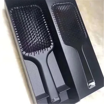 

Air Cushion Comb Metal Gift Box Women's Anti-static Household da ban shu Head Massage Tangle Teezer Air Cushion Black Comb