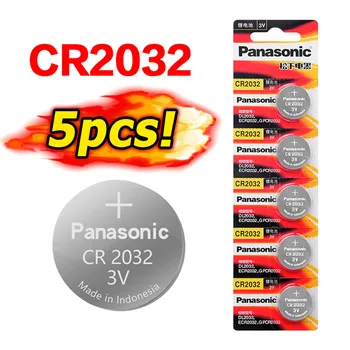5Pcs original brand new battery for PANASONIC cr2032 3v button cell coin batteries for watch computer cr 2032 Suitable Supports
5Pcs original brand new battery for PANASONIC cr2032 3v button cell coin batteries for watch computer cr 2032 Suitable Supports