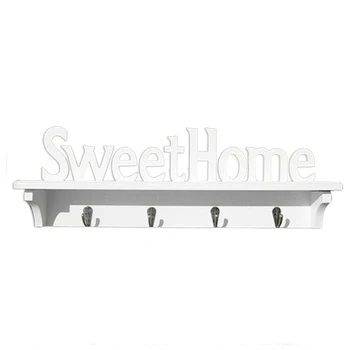 NAS Wall Mounted Storage Shelf Organizer Rack Decor Style Sweet Home Style 4 Hooks Wall Hanger
NAS Wall Mounted Storage Shelf Organizer Rack Decor Style Sweet Home Style 4 Hooks Wall Hanger