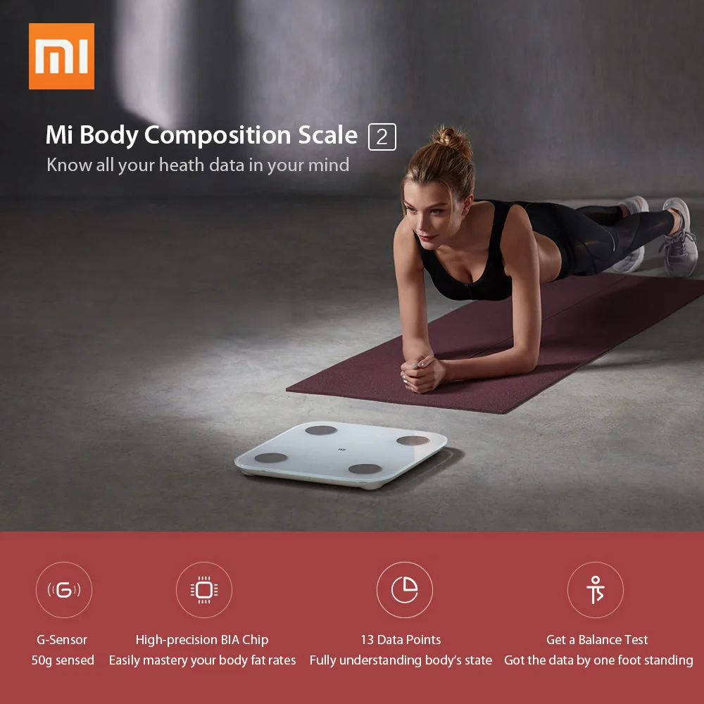 Original Xiaomi 2.0 Smart Body Fat Scale LED Display High Precision Fitness Yoga Tools Weighing Scale Health Care Monitors
Original Xiaomi 2.0 Smart Body Fat Scale LED Display High Precision Fitness Yoga Tools Weighing Scale Health Care Monitors