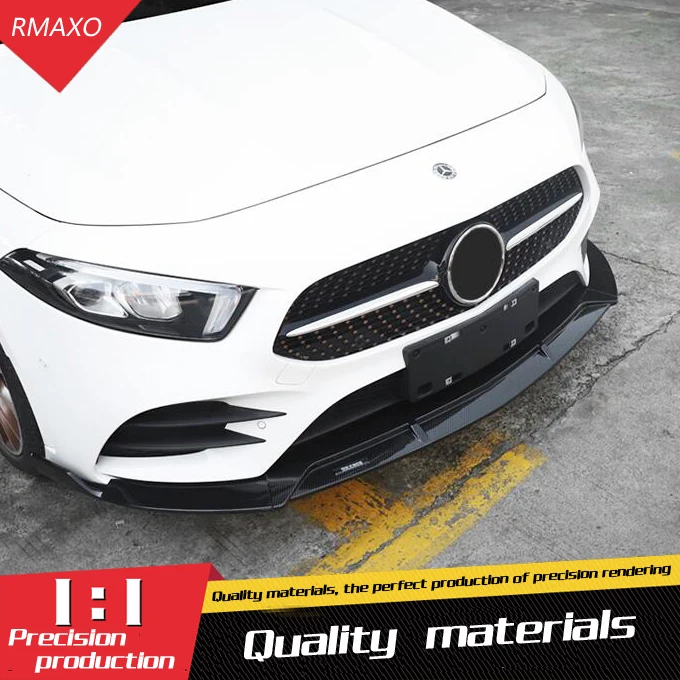 Для Mercedes Benz W177 Body kit спойлер 2019 2020 A200 A180 250 ABS задний бампер диффузор