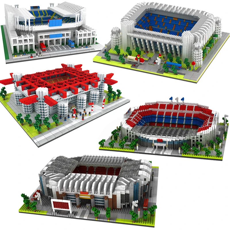 Football Stadium Soccer Field Model Building Block NOT Compatible Legoingly Architecture City Street Spain Madrid England Toys
Football Stadium Soccer Field Model Building Block NOT Compatible Legoingly Architecture City Street Spain Madrid England Toys