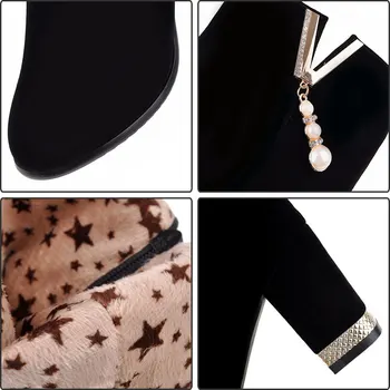 Women 2020 Side Zipper Comfortable Square Heel Knee high Boots Fashion Square Toe Keep Warm Winter Long Boots
Women 2020 Side Zipper Comfortable Square Heel Knee high Boots Fashion Square Toe Keep Warm Winter Long Boots