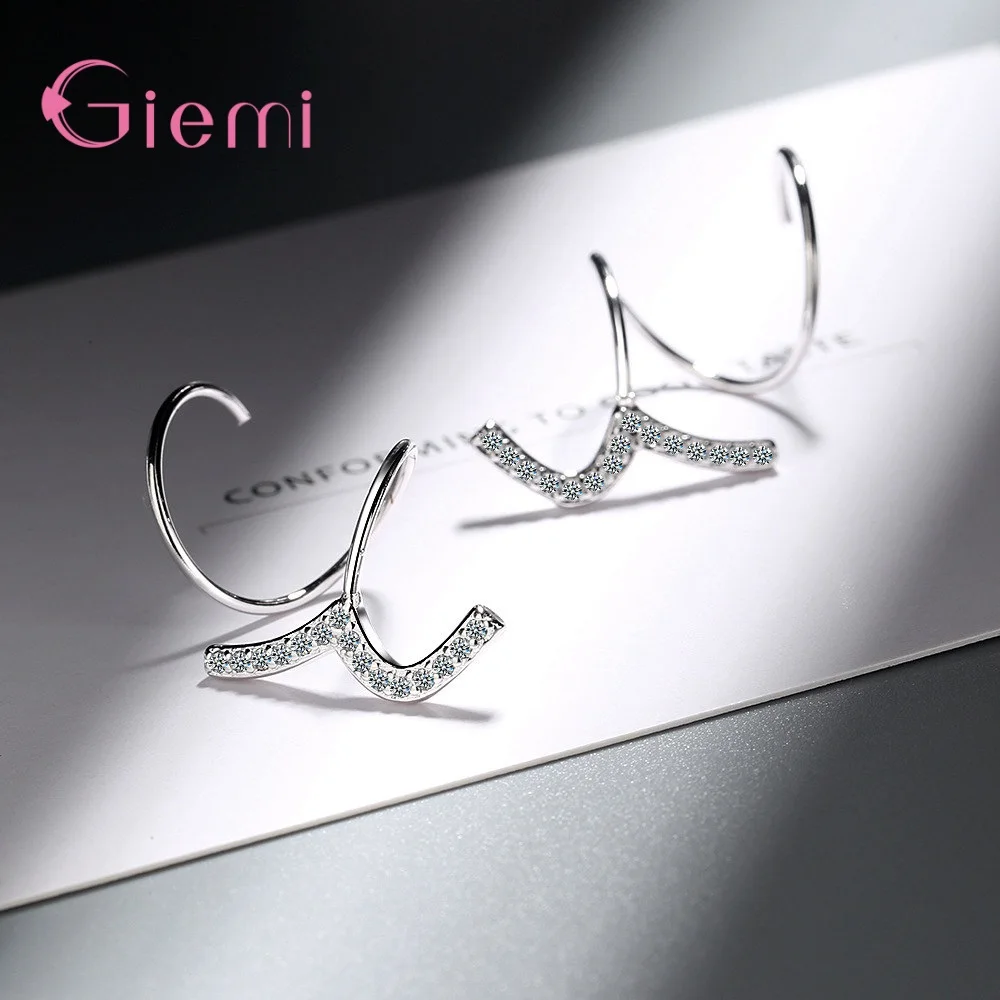 925 Sterling Silver Stud Earring Set For Decoration Women Girls Party Engagement Sparkling Crystal Simple Style
925 Sterling Silver Stud Earring Set For Decoration Women Girls Party Engagement Sparkling Crystal Simple Style