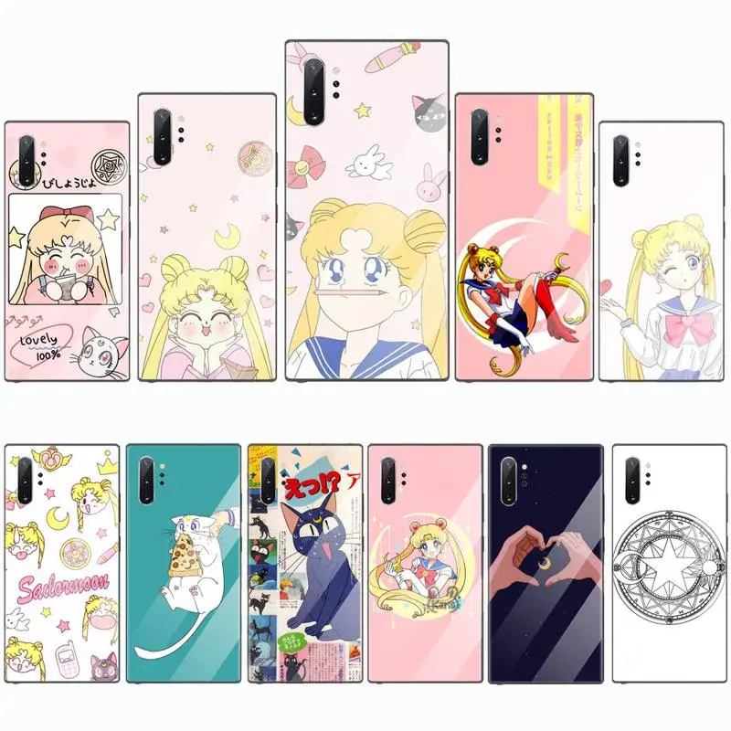 Cartoon Sailor Moon Phone Case Tempered glass For Samsung S6 S7 edge S8 S9 S10 e plus note8 9 10 pro
Cartoon Sailor Moon Phone Case Tempered glass For Samsung S6 S7 edge S8 S9 S10 e plus note8 9 10 pro