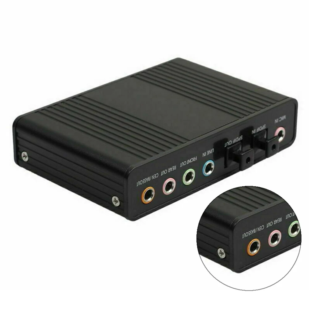 Good Quality Audio Output Adapter External Sound Card 6 Channel 5.1 SPDIF USB Optical for PC
Good Quality Audio Output Adapter External Sound Card 6 Channel 5.1 SPDIF USB Optical for PC