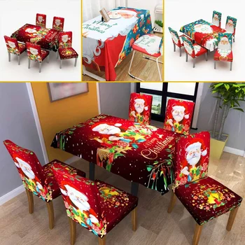 3 Sizes 2 Types Merry Christmas Table Cloth Chair Cover Christmas Bell Party Christmas Home Decor for New Year Celebration
3 Sizes 2 Types Merry Christmas Table Cloth Chair Cover Christmas Bell Party Christmas Home Decor for New Year Celebration