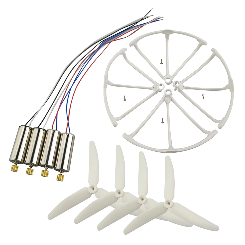 4 Pcs Propellers+Motors+Guards for Hubsan H502E H502S X4 RC Quadcopter Spare Parts 4 Pcs Propellers+Motors+Guards for Hubsan H502E H502S X4 RC Quadcopter Spare Parts