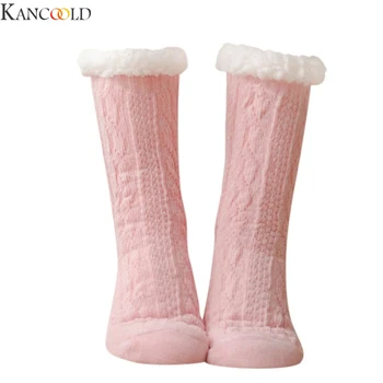 KANCOOLD Women Socks Fine Twist Thickened Plus Velvet Non-slip Winter Carpet Solid College Wind Heap Over Ankles New Fashion
KANCOOLD Women Socks Fine Twist Thickened Plus Velvet Non-slip Winter Carpet Solid College Wind Heap Over Ankles New Fashion