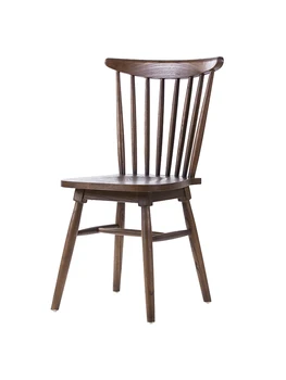 Nordic All Solid Wood Windsor Chair American Simple Backrest Leisure Dining Chair Cafe Restaurant White Oak Colored Chair 
Nordic All Solid Wood Windsor Chair American Simple Backrest Leisure Dining Chair Cafe Restaurant White Oak Colored Chair