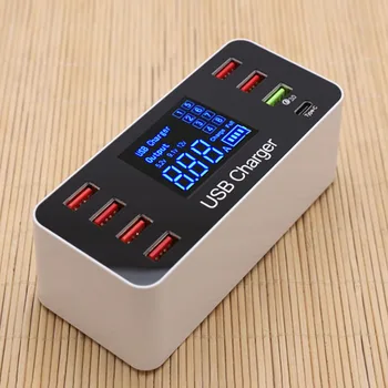 LED 8 Ports 8A 40W QC 3.0 USB Charger Type C Quick Smart Mobile Phone Charger NEW
LED 8 Ports 8A 40W QC 3.0 USB Charger Type C Quick Smart Mobile Phone Charger NEW