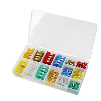 220 Pcs Blade Fuse Kit Small Standard Car Fuse Assortment Kit with Clips Set practical portable set
220 Pcs Blade Fuse Kit Small Standard Car Fuse Assortment Kit with Clips Set practical portable set