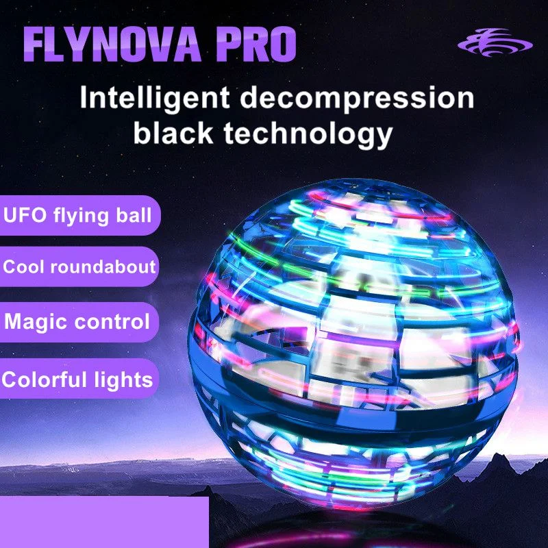 

ZK22 Flynova New Christmas Gift UFO Flying Toy Fingertip Gyro Ball Decompression Toy for Adults/Kits Fidget Spinner for Gift Toy