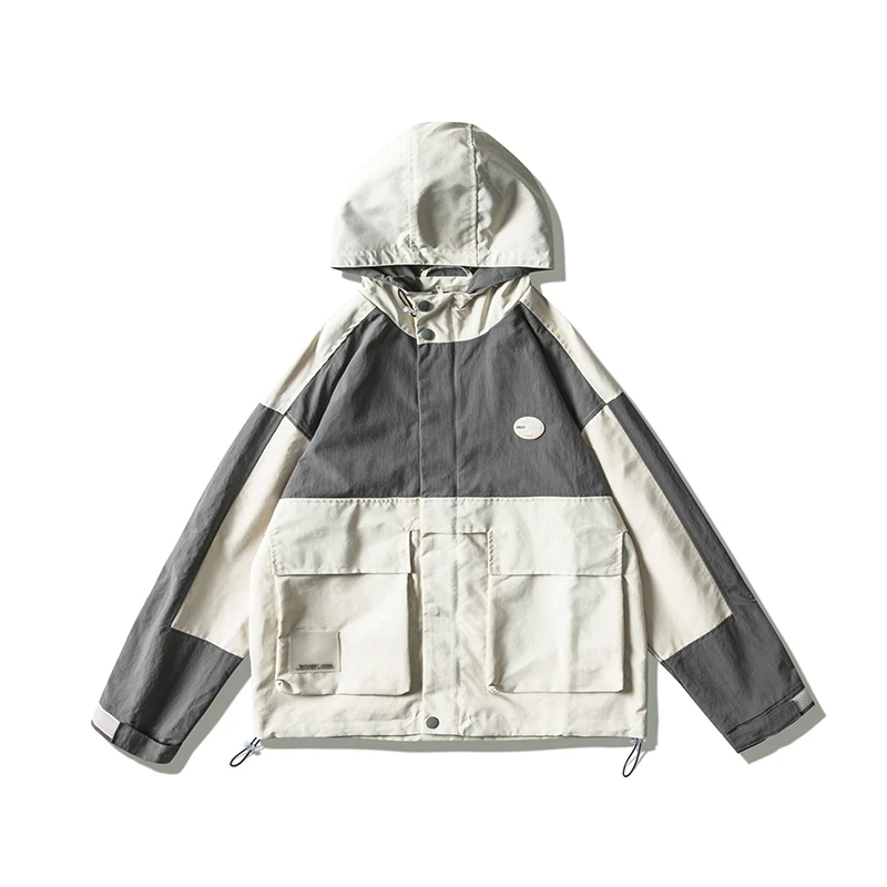 2019 Autumn And Winter New Casual Contrast Color Pocket Decoration Hooded Jacket Men Loose Temperament Trend Cotton
2019 Autumn And Winter New Casual Contrast Color Pocket Decoration Hooded Jacket Men Loose Temperament Trend Cotton
