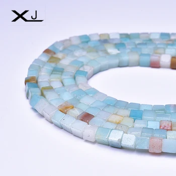 XJ Natural Stone Colorful Quadrate Stone Spacer Beads 38cm a Strand 6mmx6mm Beads For Jewelry Making DIY Bracelet
XJ Natural Stone Colorful Quadrate Stone Spacer Beads 38cm a Strand 6mmx6mm Beads For Jewelry Making DIY Bracelet