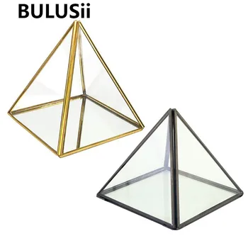 Pyramid Storage Box Glass Terrarium Design Jewelry Holder Clear Faceted Succulent Air Plant Planter Box /Keepsake Display Bowl
Pyramid Storage Box Glass Terrarium Design Jewelry Holder Clear Faceted Succulent Air Plant Planter Box /Keepsake Display Bowl