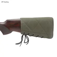 Hunting Rifle Shotgun Tactical Buttstock Recoil Pad Green Nylon Adjustable Non-slip Cheek Rest Sponge Protector Gun Accessories