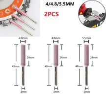 2Pcs Corundum Grinding Wheel Head Chainsaw Sharpener Burr 3mm Shank 4/4.8/5.5mm For Grinder Chain Saw Drill Carving
2Pcs Corundum Grinding Wheel Head Chainsaw Sharpener Burr 3mm Shank 4/4.8/5.5mm For Grinder Chain Saw Drill Carving