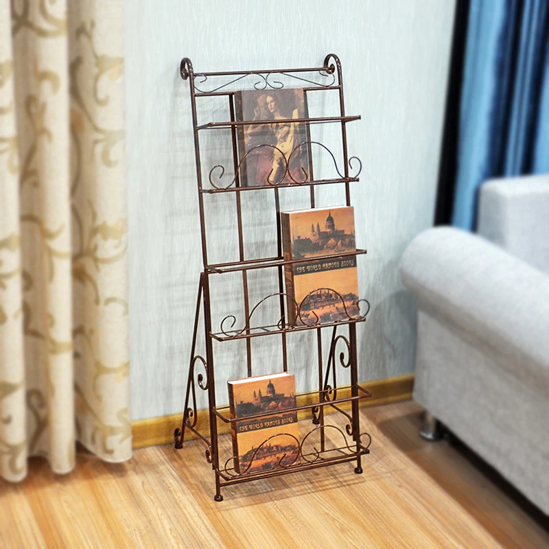 Magazine shelf, iron art newspaper shelf, book shelf, wall mounted children's shelf, display shelf, publicity shelf
Magazine shelf, iron art newspaper shelf, book shelf, wall mounted children's shelf, display shelf, publicity shelf