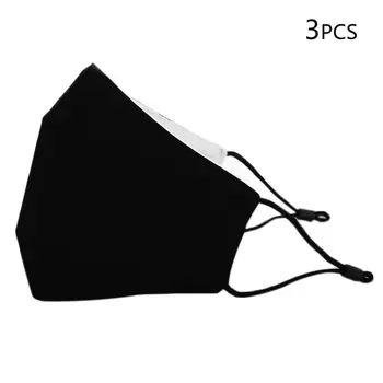 3Pcs/Set Adult Kids Black Cotton Face Mask Breathable Dustproof Anti Pollution Adjustable Earloop Double Layer Washable 3D Mouth
3Pcs/Set Adult Kids Black Cotton Face Mask Breathable Dustproof Anti Pollution Adjustable Earloop Double Layer Washable 3D Mouth