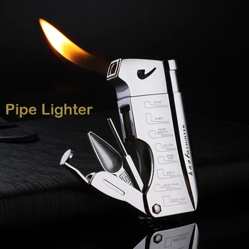 Spunk pipe lighter special inclined fire gas inflate lighter with pipe tool multifunction creative cigar tool
Spunk pipe lighter special inclined fire gas inflate lighter with pipe tool multifunction creative cigar tool