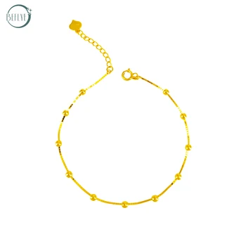 18K gold bracelet AU 750 Gold Transfer Bead Jewelry Bracelet high-end Fashion Classic Party jewelry hot new 2019
18K gold bracelet AU 750 Gold Transfer Bead Jewelry Bracelet high-end Fashion Classic Party jewelry hot new 2019