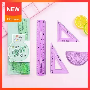 4pcs/set Rulers Cartoon Soft Cartoon Set Ruler Straight Supplies Student Ruler Ruler Ruler Special Stationery PVC Triangle F5L6
4pcs/set Rulers Cartoon Soft Cartoon Set Ruler Straight Supplies Student Ruler Ruler Ruler Special Stationery PVC Triangle F5L6