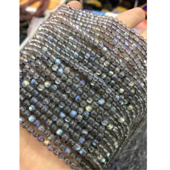 Natural Stone Flash Labradorite Small Beads for Jewelry Making DIY Necklace Bracelet Accessories size 3 4mm 14.5 inch
Natural Stone Flash Labradorite Small Beads for Jewelry Making DIY Necklace Bracelet Accessories size 3 4mm 14.5 inch