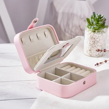 Portable Travel Jewelry Storage Box Ring Display Box Girl Earrings Plate Jewelry Box Leather Earrings Ring Necklace Storage Box
Portable Travel Jewelry Storage Box Ring Display Box Girl Earrings Plate Jewelry Box Leather Earrings Ring Necklace Storage Box