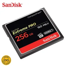 

SanDisk Compact Flash CF Memory Card 128GB 32GB 64GB Extreme Pro CF UDMA7 160M/S Compactflash Memory Card For Camera HD 4K Video