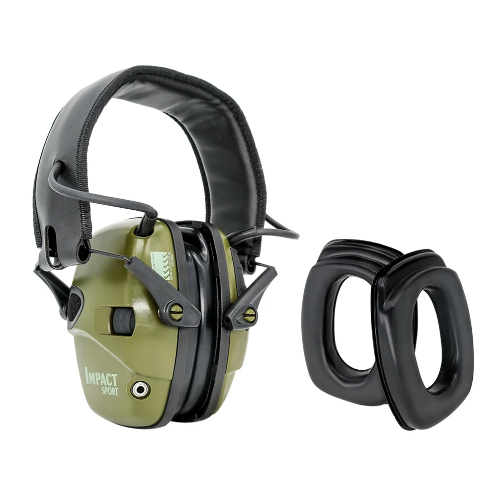 Electronic shooting earmuffs Noise reduction Sound amplification hearing protection headset + sightlines ear pads
Electronic shooting earmuffs Noise reduction Sound amplification hearing protection headset + sightlines ear pads